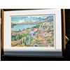 Image 1 : Huntley Brown signed, framed and editioned landscape (264/500) "South of Bennett" British Columbia. 