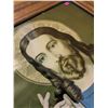 Image 2 : Large 1922 giltwood framed picture of Jesus (22" X 26").