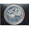 Image 2 : 1974 Winnipeg Centennial Silver Dollar. Specimen. Bright White. Housed in its original RCM case of i