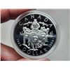 Image 2 : 1994 RCMP Silver Dollar. Commemorates the last RCMP Dog Team Patrol. Proof with Ultra Heavy Cameo. B