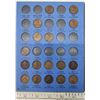 Image 3 : U.S. Lincoln Cent Collection 1909 to 1940. Lot of 71 early Wheat Cents. Housed in a blue Whitman fol