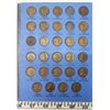 Image 5 : U.S. Lincoln Cent Collection 1909 to 1940. Lot of 71 early Wheat Cents. Housed in a blue Whitman fol
