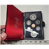 Image 1 : 1977 Queen Elizabeth Silver Jubilee Double Dollar Prestige Specimen Set. Silver Dollar commemorates 