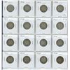 Image 1 : Lot of 16 Canadian Edward VII & George V Silver 25 Cents. Includes 1910, 1912, 1913, 1916, 1917, 191