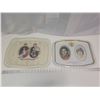 Image 1 : 2 serving trays Queen's Silver Jubilee 1977 & Princess Diana & Prince of Wales marriage