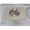 Image 2 : 2 serving trays Queen's Silver Jubilee 1977 & Princess Diana & Prince of Wales marriage