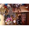 Image 2 : Box of costume jewelry