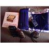 Heat massage pad, curlers and 3 purses/wallets