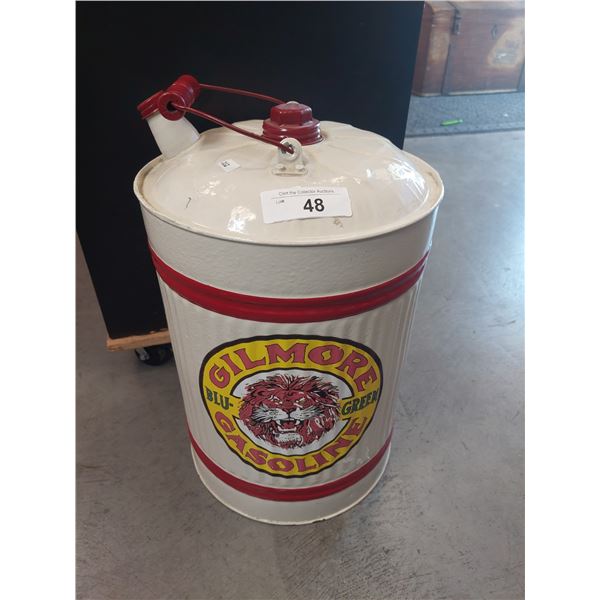 Nicely Restored Gilmore Gasoline Can