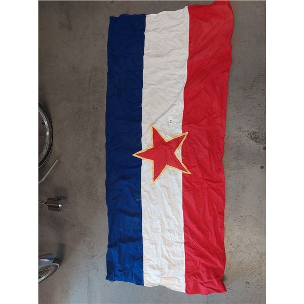 Vintage flag, North Korea