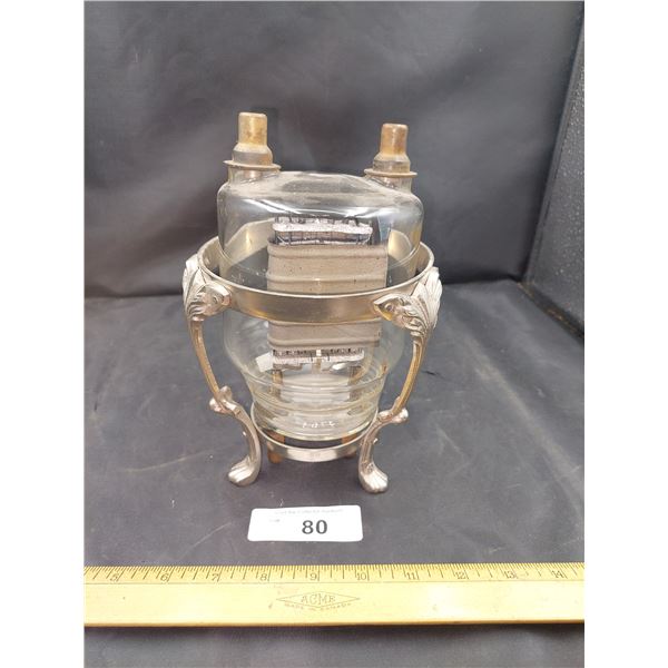 Steam Punk Glass Tube In Holder