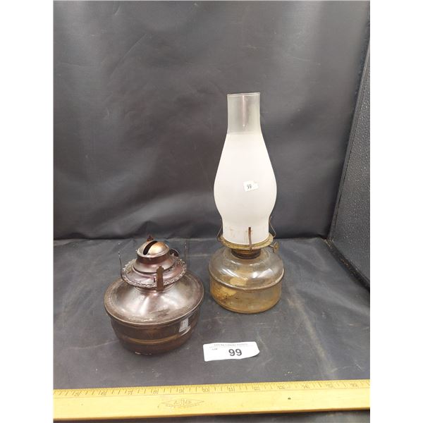 2 Antique Lamps