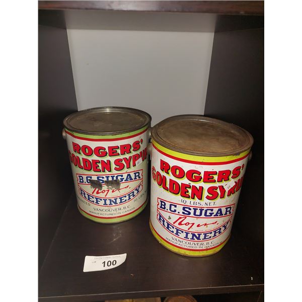 2 Vintage Tins