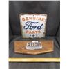 Image 1 : Vintage Ford Emblem with tin sign