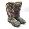Image 1 : Muck Pursuit Stealth All Terrain Boots, Women's Size 10 in Realtree Xtra/ Pink
