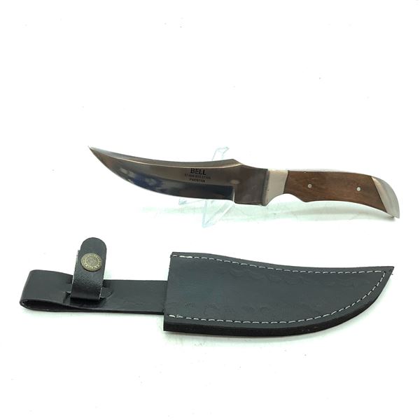 Fixed Stainless 4 1/2  Blade Belt Knife, New