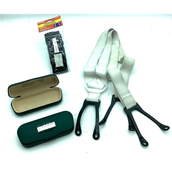 Luggage Strap, Glasses Cases, Fishing Accessories, Suspenders, Glock 17 Holster, Pistol Mag Loader