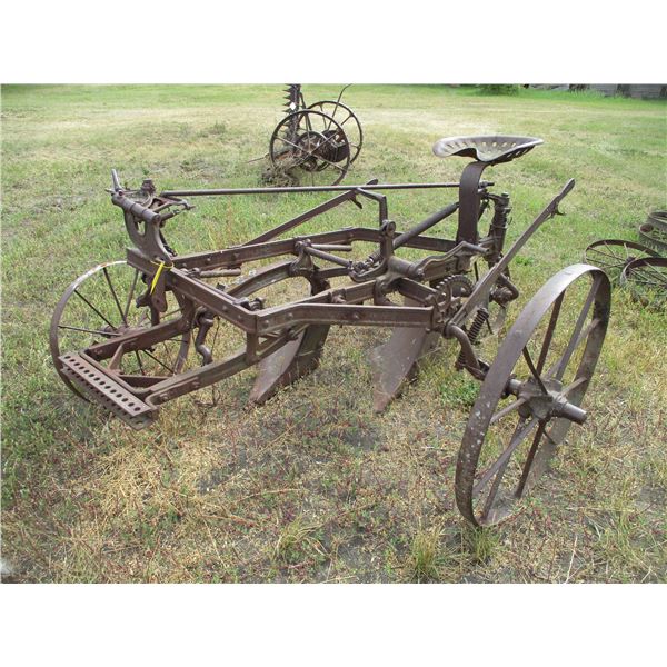 Vintage 2 Bottom Plow with Seat