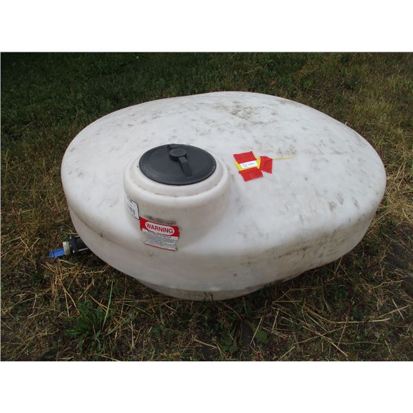185 Gallon Plastic Water Tank with Valve for a Pickup Truck