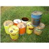 Image 1 : Vintage Metal Chemical Pails & Oil Pail