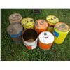 Image 2 : Vintage Metal Chemical Pails & Oil Pail