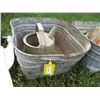 Image 3 : (2) Galvanized Tubs with Garden Related Contents, 3 Gallon Sprayer