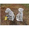 Image 1 : (2) Dog Garden Ornaments