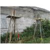 Image 2 : (2) Windmill Stands (80" Tall)