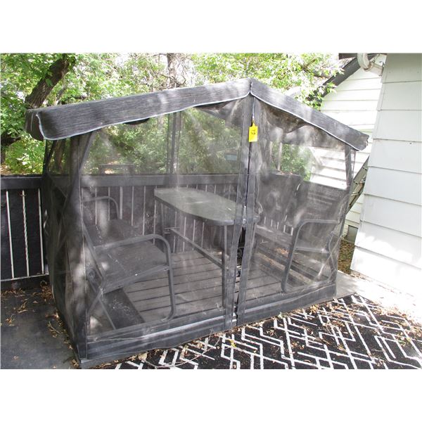 Glider with Screen Cover