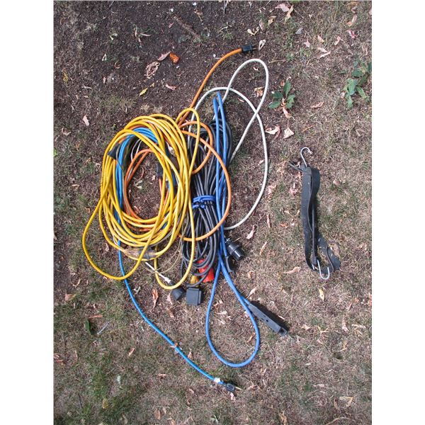 Extension Cords, Tie Downs, Misc.