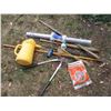 Image 1 : Shell Oil Jug, Hand Tools, Baseball Bat, Oiler, Misc.