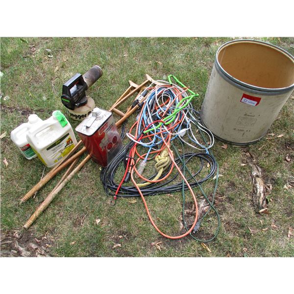 Defogger, Defogger Fuel, Rope, Cords, Coleman Tin