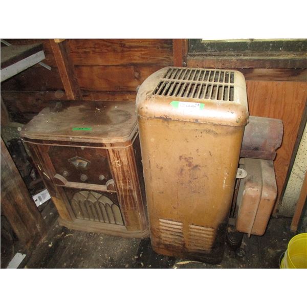 Floor Radio and Stove