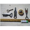 Image 1 : (4) Bottle Openers (7-Up, Guinness, Misc.)