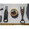 Image 4 : (4) Bottle Openers (7-Up, Guinness, Misc.)