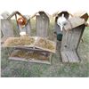 Image 3 : (3) Handmade Tea Pot Bird Houses, (3) Handmade Bird Houses, Manger