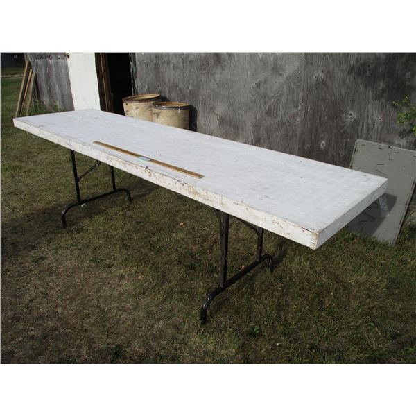 White Folding Table (8 x 2')