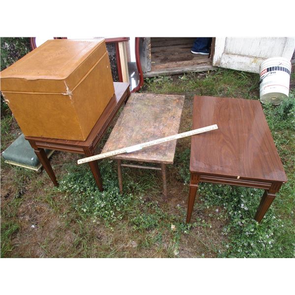 3 Coffee Tables, Record Organizer