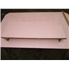 Image 3 : Vintage Kitchen Table with Pink Top Extra Leaf (30" x 47")