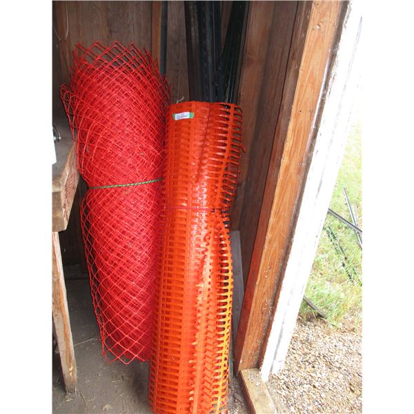 10 Snow Fence Pegs with Snow Fencing