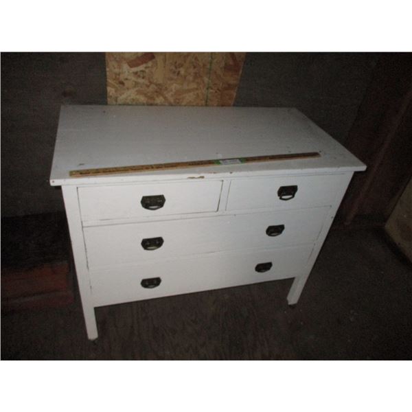 Small 4 Drawer Dresser (40 x 21") with Casters
