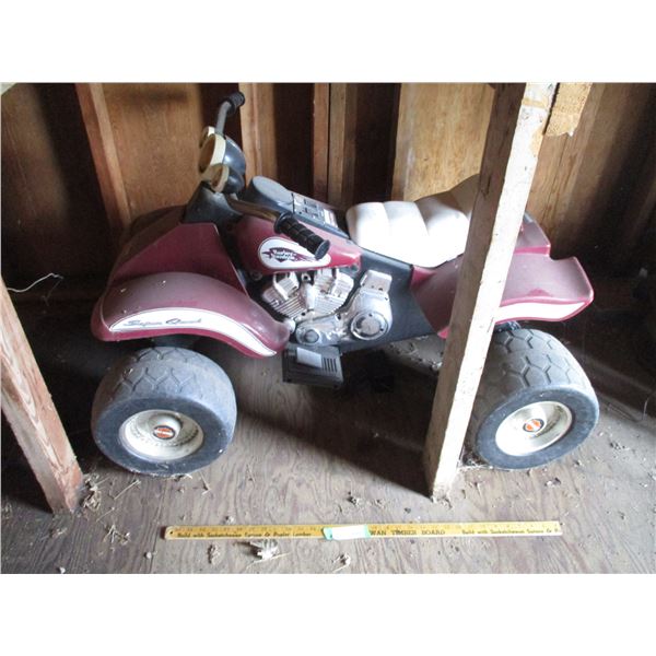 Harley Davidson Kids Electric Super Quad