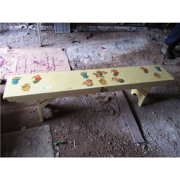 Vintage 6' Sitting Bench