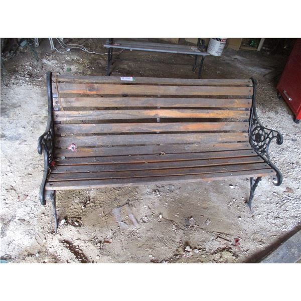 Cast Iron Sitting Bench (50" Long)