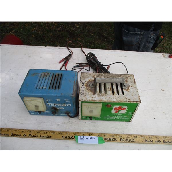 (2) Battery Chargers 6 Amp