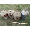 Image 4 : (3) Gas Pails (1) Oil Pail (Esso)