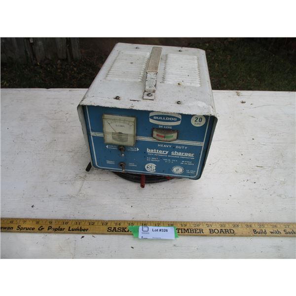 Bulldog Heavy Duty Battery Charger (20 Amp)