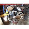 Image 5 : Wall with Contents Alternators, Combine Motor, Rad ,Tires, Rope, Shelf, Belting,
