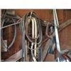 Image 8 : Wall with Contents Alternators, Combine Motor, Rad ,Tires, Rope, Shelf, Belting,