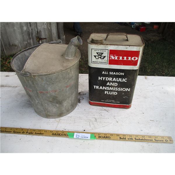Massey Ferguson Oil Tin, Oil Pail